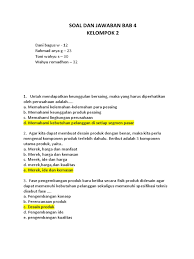 Maybe you would like to learn more about one of these? Soal Dan Jawaban Bab 4
