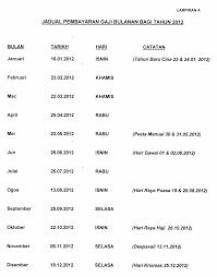 Mengikut jadual yang telah dikeluarkan, tarikh pembayaran br1m 2018 bantuan rakyat 1malaysia akan dibuat seperti tarikh berikut iaitu seawal pertengahan februari 2018. Jadual Pembayaran Gaji Bulanan Penjawat Awam Bagi Tahun 2012 Sekolah Kebangsaan Garland