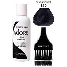 If your hair is virgin hair and it hasn't been colored you can achieve the right undertone within your first try, no reason for bleaching it. Adore Creative Image Shining Semi Permanent Hair Color W Brush No Ammonia 120 Black Velvet Walmart Com Walmart Com