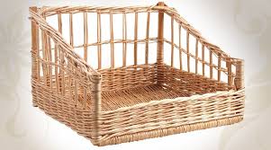 Panier Presentoir De Boulangerie En Osier Blanc 1er Choix Panier De Presentation Panier Vannerie Et Contenants Osier Blanc Osier Idees Pour La Maison