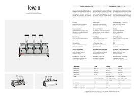 Maybe you would like to learn more about one of these? Leva X La Marzocco Pdf Catalogs Documentation Brochures