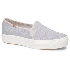 keds triple decker pique womens slip on platform sneakers