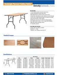 Voids are those big naturally occurring holes that appear across plywood sheets. Strictly Tables And Chairs Bar Height Rectangular Plywood Table 6ft X 2ft 6in 183cm X 76cm Picnic Tables