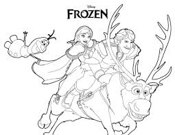Free printable princess anna with olaf the snowman coloring page from the disney movie frozen. Free Printable Frozen Coloring Pages For Kids Best Coloring Pages For Kids