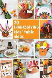 A Roundup Of 20 Thanksgiving Kids Table Ideas Diy Ideas For Your Thanksgiving Kids Table Thanksg Thanksgiving Kids Table Thanksgiving Fun Thanksgiving Kids