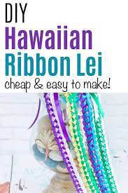 Diy braided hawaiian ribbon lei (super easy with video!) discover how to make an easy hawaiian. Diy Braided Hawaiian Ribbon Lei Super Easy With Video The Artisan Life