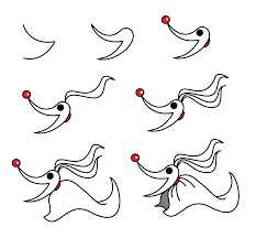 ★fun art challenges, diy's and coloring pages and activities can also be found here! Pin By Lee Nelson On Lee S Drawing Tutorials Nightmare Before Christmas Drawings Zero Nightmare Before Christmas Nightmare Before Christmas Characters