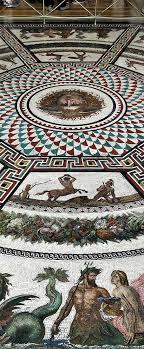 Interior Tile Mosaic On The Floor Of The Winter Palace Russia Roman Mosaic Ancient Art Roman Art