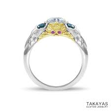 Custom Final Fantasy X Engagement Ring For Keira And Craig Based On Tidus S Brotherhood Sword And Yuna S Nirvana Staff B Jewelry Custom Jewelry Wedding Jewelry