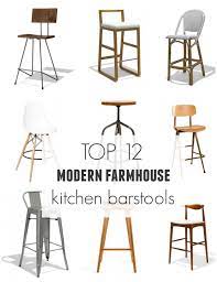 Counter stool has a modern farmhouse style that fits right in. Top 12 Modern Farmhouse Barstools City Farmhouse
