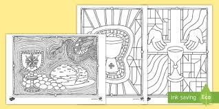 Teach receiving holy eucharist with this coloring page. Communion Mindfulness Coloring Pages Teacher Made
