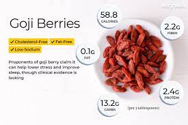 Goji Berry Nutrition Facts And Health Benefits