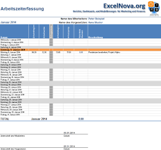 Excel Einfache Vorlage Zur Stundenerfassung Gesucht Differenz Zeiterfassung Stundenzettel