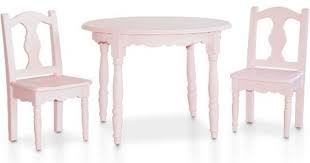 Ukid Lindsey Round Wood Table And Chair Set Soft Pink By Ukid Http Www Amazon Com Dp B003ycm1ty Ref Cm Sw Round Wood Table Wood Table Kids Table And Chairs