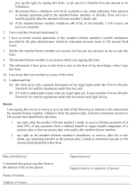 In addition, there are four other circumstances under which a member may unlock pension funds. Pension Benefits Standards Regulation