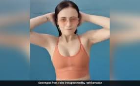 Was a big lesson and my favorite memory. The Web Is Obsessed With Radhika Madan S Pool Exercise Session See Right Here Dezll Com
