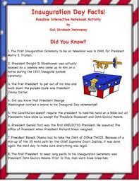 Inauguration Day Possible Interactive Notebook Activity Interactive Notebook Activities Homeschool Social Studies Inauguration