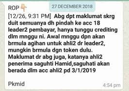 Para penggagas sudah melampaui semangat itu. Dana Rop Sudah Selesai