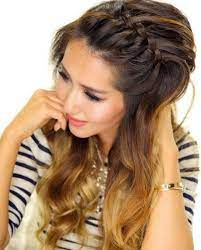 Hairstyles For Women With Straight Hair And Oval Face Latest Fashion Trends In Pa Braided Headband Hairstyle Braided Hairstyles Tutorials Headband Hairstyles