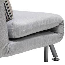 55 x 20 x 12cm. Homcom Poltrona Letto Con Cuscino 75 X70 X 75cm Grigio Acquisti Online Su Ebay