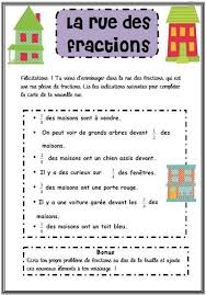 La Rue Des Fractions Un Probleme Original Fractions Mathematiques Ce2 Mathematiques Au Cour Elementaire