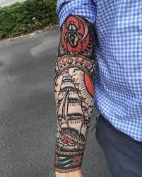 Reddit The Front Page Of The Internet Traditional Tattoo Sleeve Sailor Tattoos Tattoo Sleeve Men