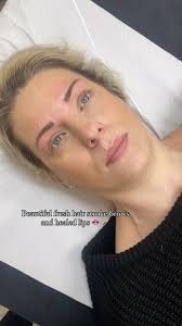 Fresh hair stroke top up for these brows and healed lips 👄 🪄 , Lip blush  was done in 2019/2020! It holds so well even I thought my lady had lipstick 