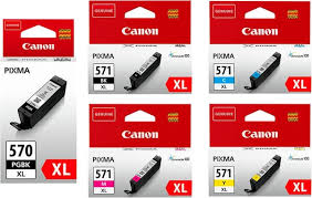 Print up to 500 pages of paper with black xl ink; Canon Cli 571xl Pgi 570xl M C Y Bk Pgbk Tinte Digitec