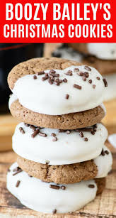 Baileys Cookies Easy Christmas Cookie Recipes Cookie Recipes Homemade Baileys Recipes Desserts