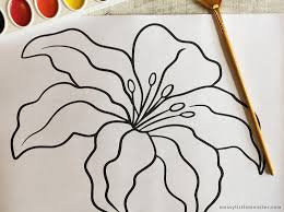 She developed her art skills throughout high i hope you enjoyed this art tutorial on how to draw flowers like georgia o'keeffe. Georgia O Keeffe Inspired Flower Painting For Kids Messy Little Monster