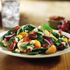 Grilled Oregon Pear And Spinach Salad Recipe Yummly Recipe Spinach Salad Recipes Blueberry Spinach Salad Salad