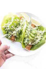 For these tacos i gently pan grilled the filets just under 5 minutes each side, which is a healthier alternative to battered fried fish tacos. Whole30 Keto Fish Tacos With Spicy Coleslaw Tastes Lovely