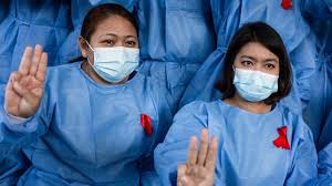 Protesters have ascribed more than one meaning to the salute. Hunger Games Salute The Symbol Of Protest Against Asia S Military Regimes Bbc News