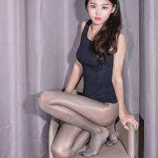 超薄絲襪車模閃光T檔性感誘惑亮光油亮美腿褲襪珠光連身演出女-Taobao