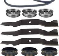 Sears Craftsman 50" ZTL7000 17AK2ACP099 247.25002 Zero Turn Mower Deck  Parts Rebuild Kit Spindle Assemblies Blades Belt Idler Pulleys