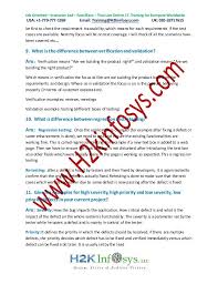 Latest Manual Testing Interview Questions And Answers 2015 H2kinfos Manual Testing Interview Questions This Or That Questions