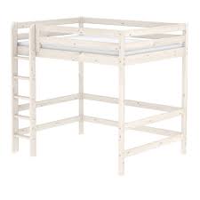 Jetzt vergleichen und günstig bestellen! Flexa Classic Hochbett Aus Holz 140x200cm Mit Senkrechter Leiter In Kidswoodlove