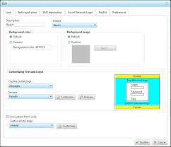 Create captive portal with email or facebook authentication. The Hotspot Captive Portal