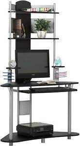 We recommend this new big and tall office chair, unlike regular mesh chairs, it's features big and wide seats for extra comfort on those long working days. Tall Arch Corner Computer Desk Home Office Laptop Table Hutch Storage Shelf New Ebay