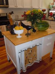 Kitchen cart has two separate storage areas with raised panel doors and adjustable shelving. Repurpose An Old Student Desk Into A Kitchen Island Kitchen Decor Portable Kitchen Island Interior Decorating Living Room