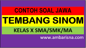 Apakah yang dimaksud dengan putaran idle ? Contoh Soal Bahasa Jawa Tembang Macapat Sinom Kelas X Sma Smk Ma Ambarisna Com