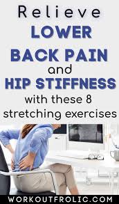 8 Lower Back Stretches To Relieve Tight And Painful Back Workoutfrolic Low Back Stretches Lower Back Lower Body Workout