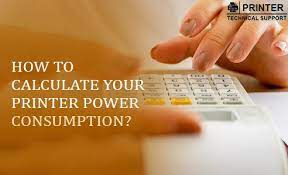Lights when the main power switch is turned on. How To Calculate Your Printer Power Consumption Printer Technical Support
