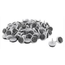 table chair leg felt skid glide slide floor pad nail protectors 20mm dia 100pcs felt floor protector convenience store products