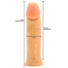 Pênis Cabeçudo em Silicone 17 cm x 3,5 cm