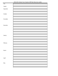 iep due date chart