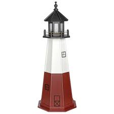With time it glows red and narcotic lacquered. Amish Crafted Wood Garden Lighthouse Vermillion Pine Ridge Online