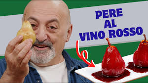 Pere al vino rosso