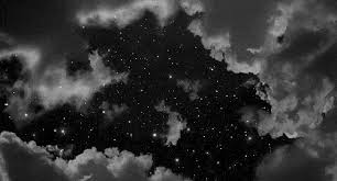 Black And White Cloudy Sky Background 