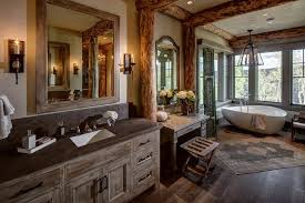 If it's floor standing furniture, most bathroom manufacturers will use a waterproof base (such as burlington). Rustic Bathroom Vanity Cabinets And Accessories Ideas